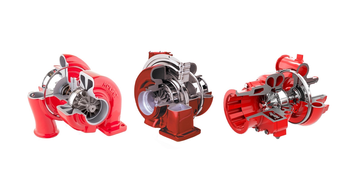 Simplified: The types of turbochargers